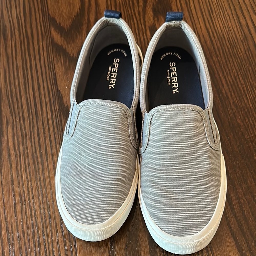 Sperry Gray Slip-On Shoes